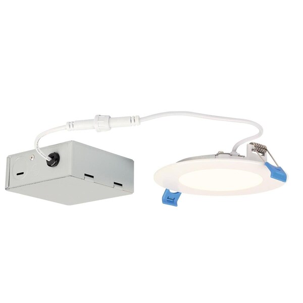 Westinghouse Recessed Down-Light LED Dimmablemable 10W 120V 3000K Warm White Slim 4In White 5097100 - main